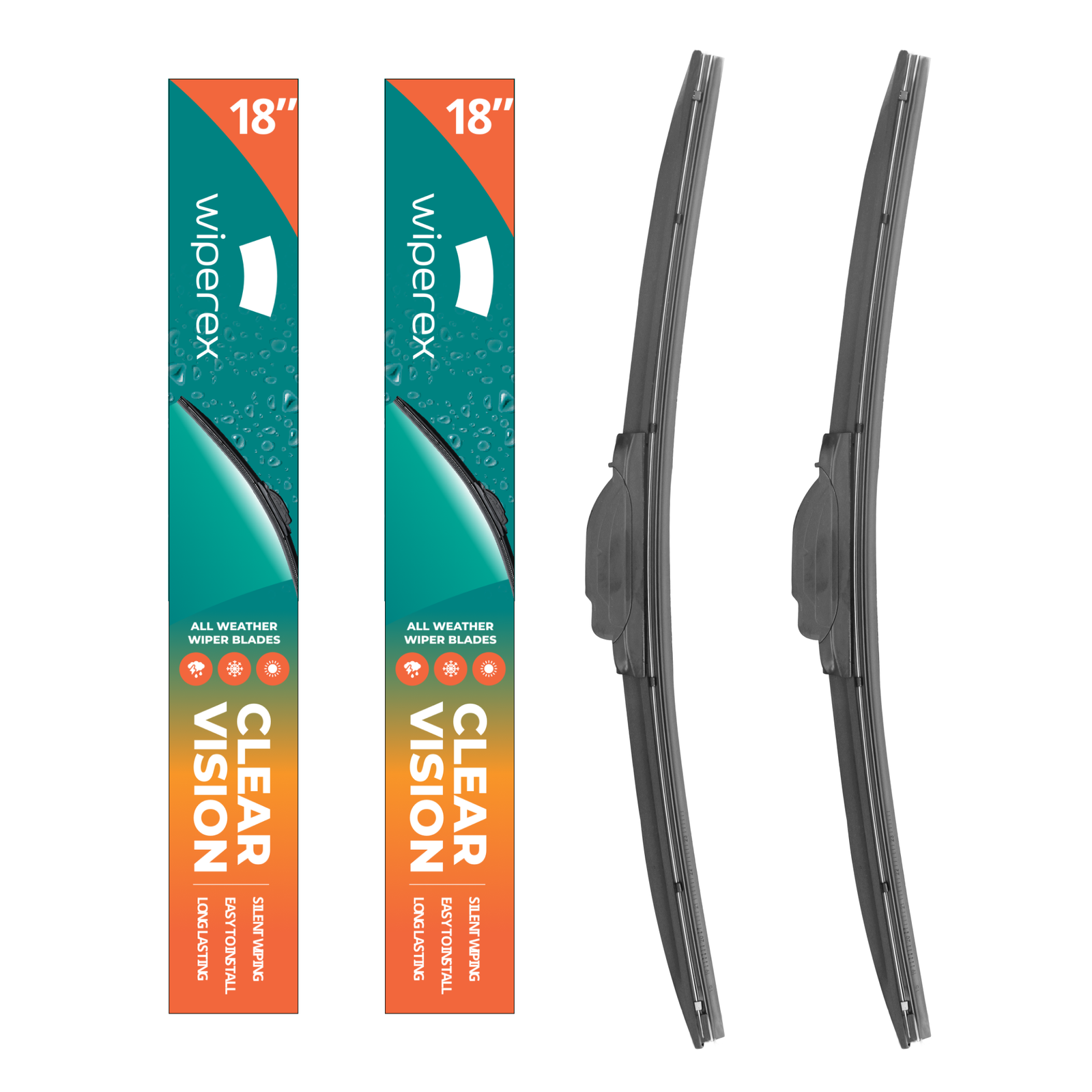 Wiper Blades for Nissan X-TRAIL | None | 18″ + 18″