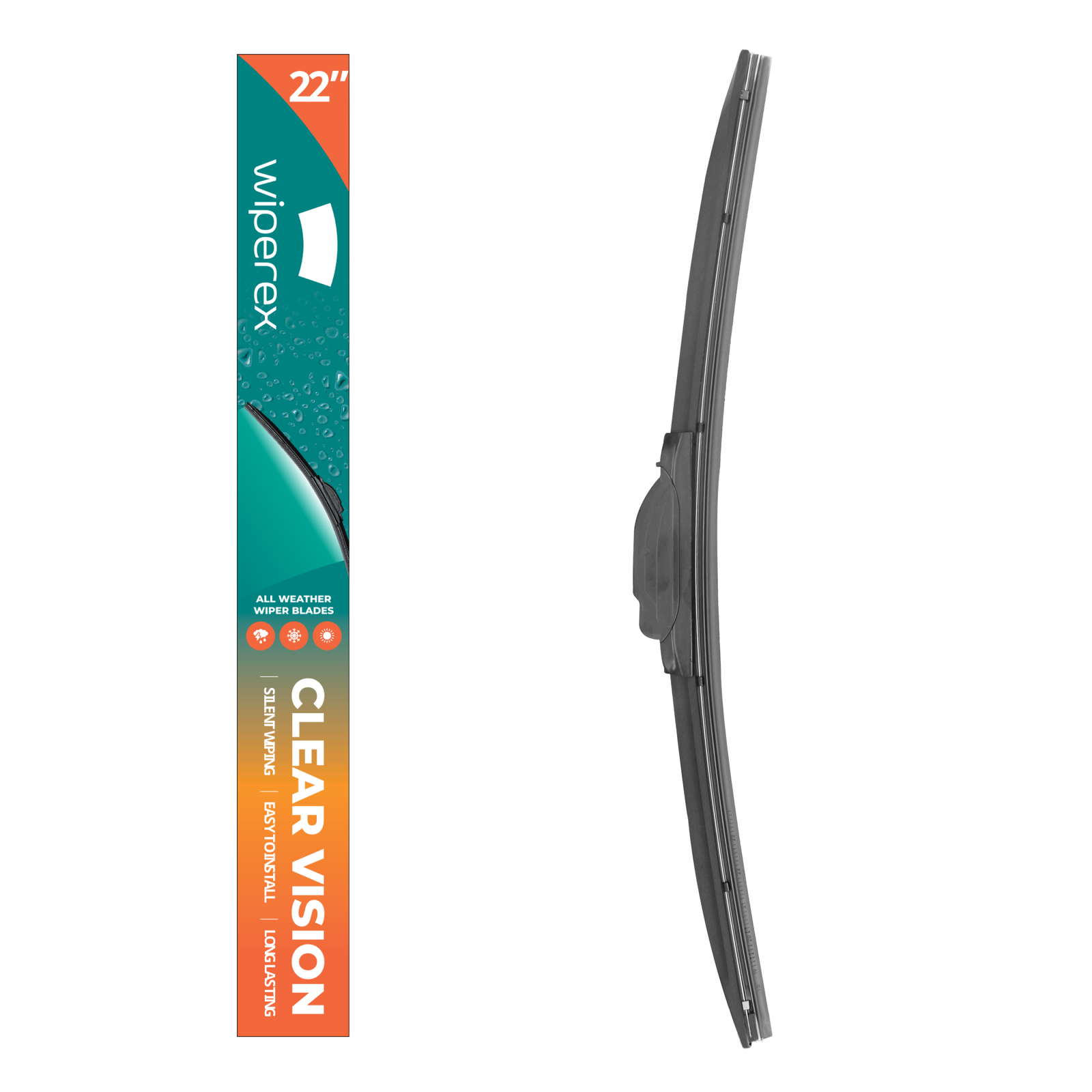 WIPEREX WIPER BLADES 22″ – NEW UNIVERSAL FRAMELESS WIPER BLADE
