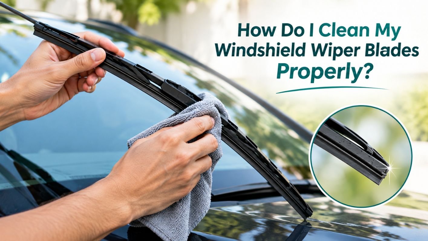 How Do I Clean My Windshield Wiper Blades Properly?